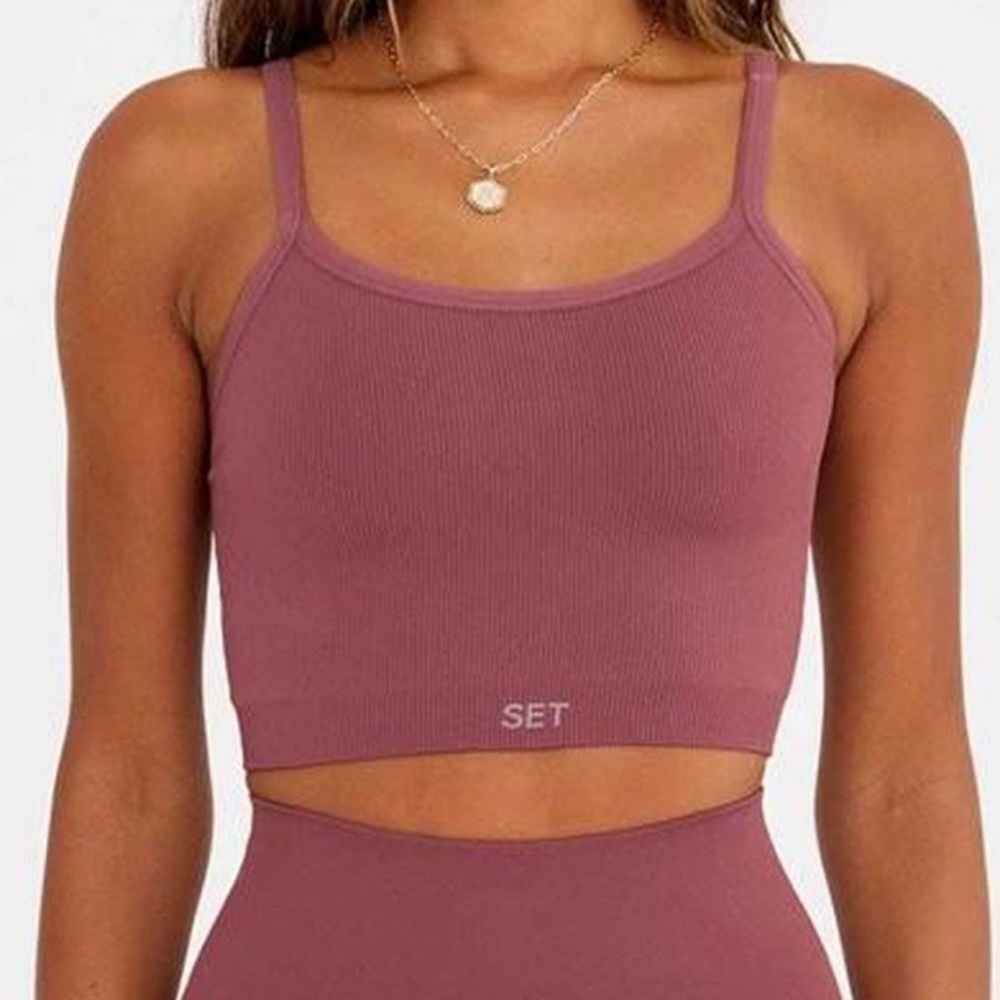 SET Active Sculptflex Body Crop Canyon Size Large